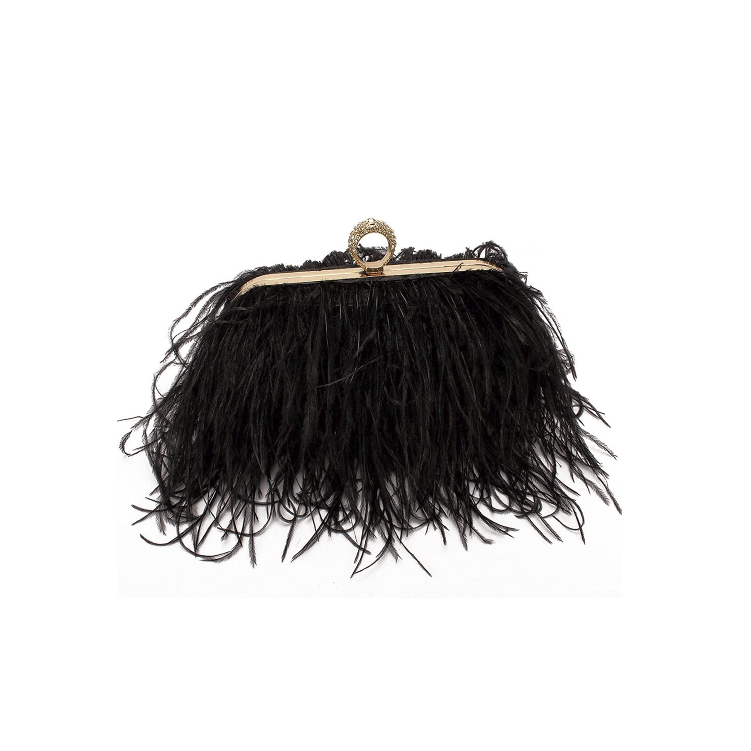 TAIL FEATHER CLUTCH – FRANKI