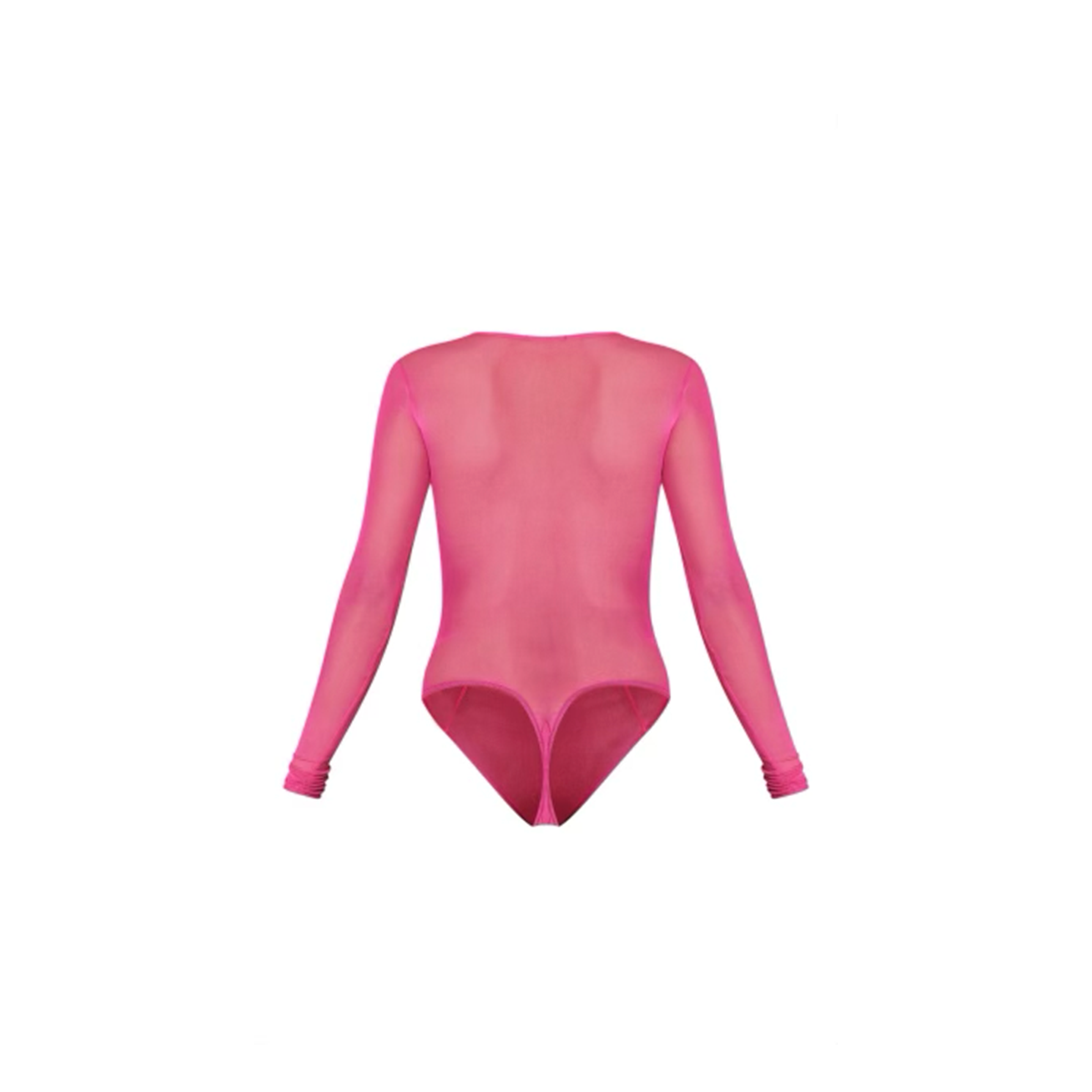 Hot Pink Long Sleeve Bodysuit